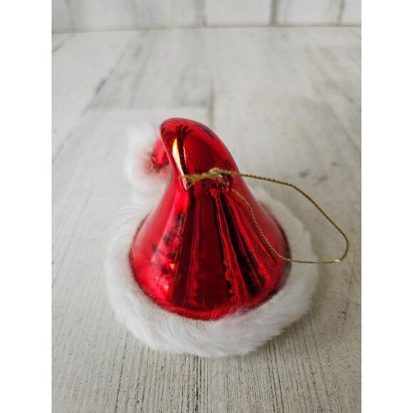 Feather Santa hat ornament Xmas tree as is - Picture 2 of 7